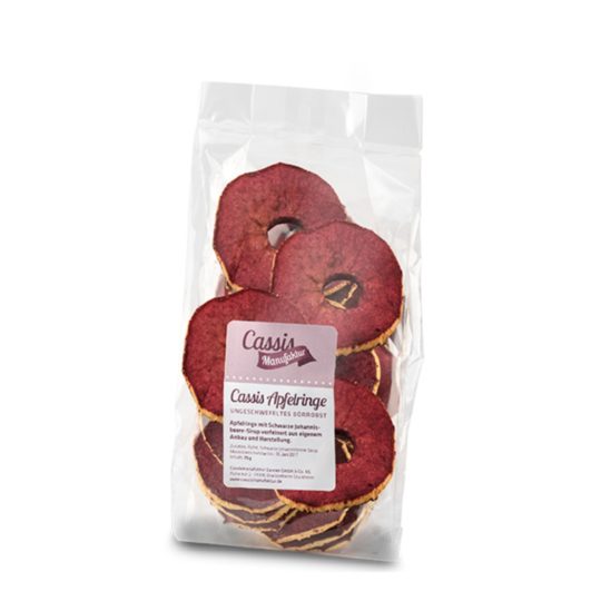 Cassis Apfelringe