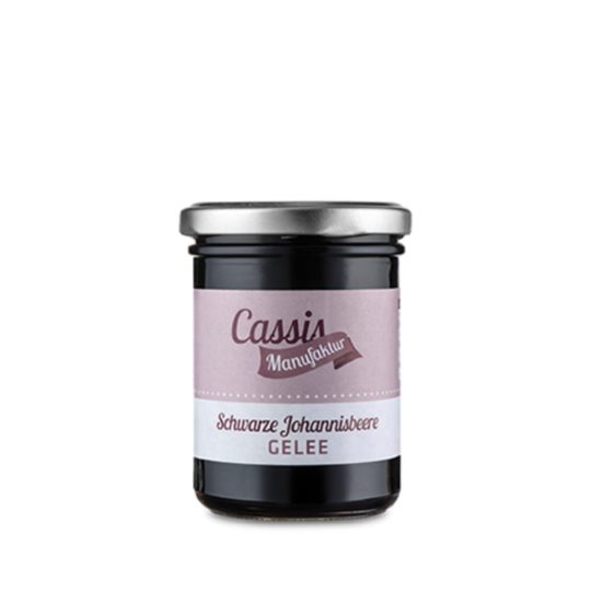 Schwarze Johannisbeere Gelee Cassis Manufaktur