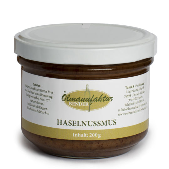 Haselnussmus